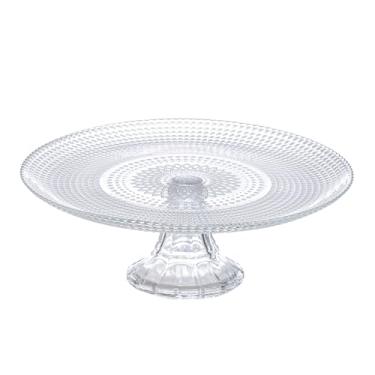 Imagem de Prato para Bolo com Pé - Oriental - Vidro - Full Fit