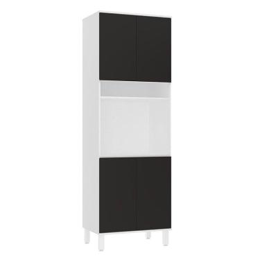 Imagem de Paneleiro 70cm 4 Portas E 1 Nicho Para Forno Microondas