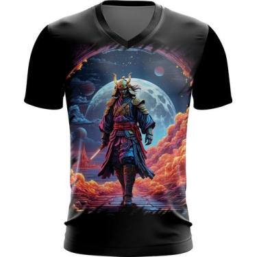 Imagem de Camiseta Gola V Samurai Ronin Sunset Sem Mestre 4 - Kasubeck Store®, B