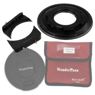Imagem de Kit WonderPana 66 FreeArc - Suporte giratório do sistema de filtro de 145 mm, suportes de filtro de 6,6" e tampa da lente para a lente olho de peixe Tokina 10-17mm f/3.5-4.5 at-X 107 DX AF (APS-C 35mm)