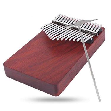 Imagem de Kalimba, Kalimba de 17 teclas, menor volume, 17 botões para iniciantes, para amantes de instrumentos, iniciantes