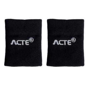 Imagem de Acte, Munhequeira P 8x8 F8-P - Preto e Cinza