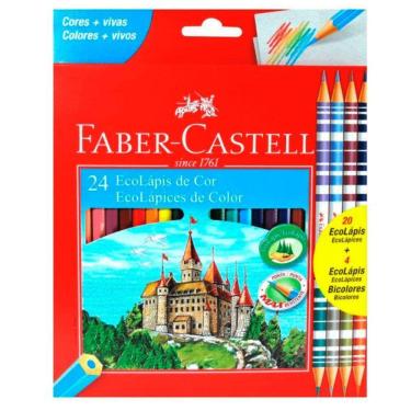 Imagem de Lápis De Cor 24 Cores + 4 Cores FaberCastell