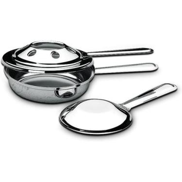Imagem de Fogareiro Grande Com Abafador Platanos Brinox Aço Inox