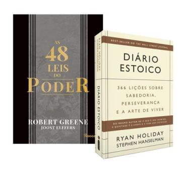 Imagem de Kit 2livros, As 48 leis do Poder + Diário Estoico, 366 Lições Sobre Sa