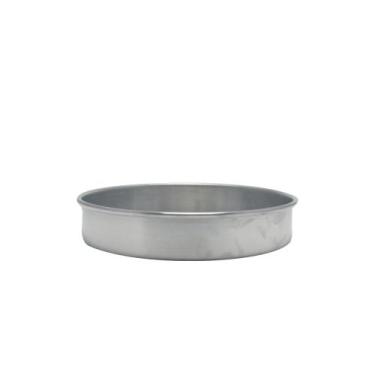 Imagem de Forma de Bolo Redonda de Aluminio Reta Fixa 25x5 cm Doupan