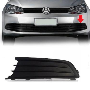 Imagem de Grade Moldura Preta Farol De Milha Sem Furo Gol G6 - PhD, Preto, Esque