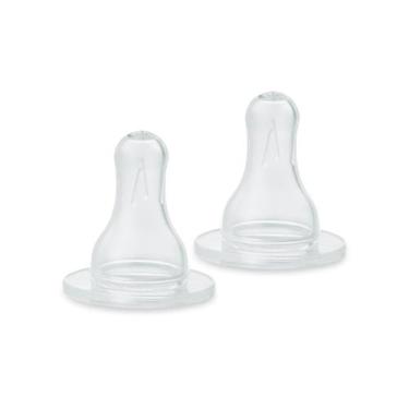 Imagem de Bico de Silicone para Mamadeira Convencional - 2 Unidades - Neopan - N