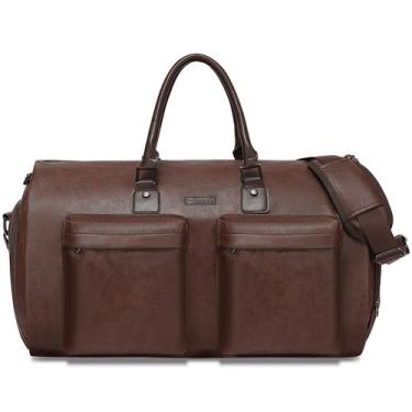 Imagem de Bolsa de Couro Impermeável Modoker - Conversível e Marrom