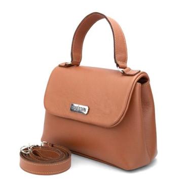 Imagem de Bolsa Feminina em Couro Legitimo Clucth Pequena Bolsinha dia à dia Alç