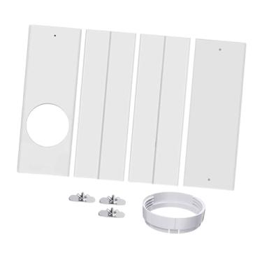 Imagem de Bothyi Kit de janela para ar condicionado portátil Kit de ventilação deslizante para duto Mangueira de exaustão Placas de vedação de janela resistentes em