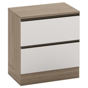 Imagem de Balcão de Cozinha Cooktop 80cm Grace Carvalho Oak/Off White Z44 - Mpoz