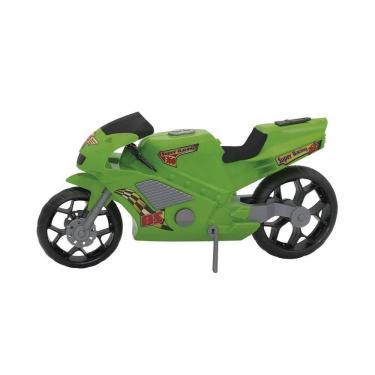 Imagem de Super Moto 360 Verde Esportiva Brinquedo Infantil Grande39Cm