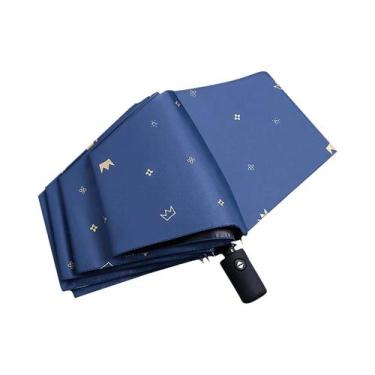 Imagem de Guarda-chuva Automático Dobrável Unissex, Guarda-sol, Chuva, Sol, Dupl