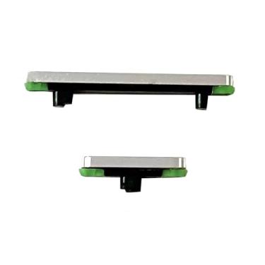 Imagem de Botão de volume liga/desliga botão lateral peça de substituição para Google Pixel 7 (branco)