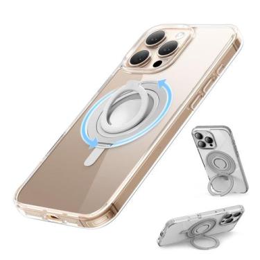Imagem de Suporte magnético para iPhone 16 Pro Max Case SURPHY Clear