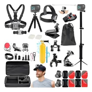 Imagem de Kit Aventura P/Gopro Hero 11 Completo Hero 7 5 6 4 3 Way 60 peças