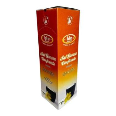 Imagem de Incenso Indiano Bic Sal Grosso Canforado 25 Caixas 8 Varetas