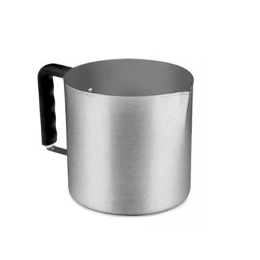 Imagem de Caneca Hotel 14 Cm 2 Litros Cabo Baquelite Alumínio - Abc