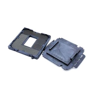 Imagem de Base de conector de soquete de CPU LGA 1200 para processadores de 10ª/11ª geração, peça de reposição para placa-mãe PC LGA1200, compatível com BGA (1 peça)