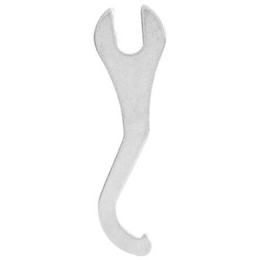 Imagem de Chave de suporte inferior, chave de gancho de cauda, ferramenta de reparo de bicicleta 2 em 1 com chave de remoção de pedal de dupla finalidade, para manutenção de bicicleta