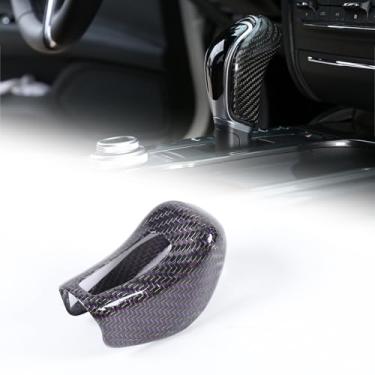 Imagem de Aotumcer Capa de manípulo de mudança de marchas para carro compatível com Maserati Levante/Ghibli/President 2013-2018 acessórios interiores de carro, tampa de maçanetas de alavanca de engrenagem (fio