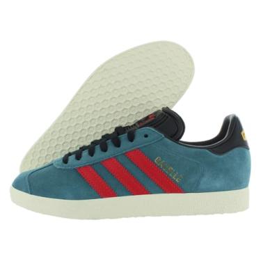 Imagem de adidas Tênis adulto unissex Gazelle ADV, Virdia/vermelho/branco, 36