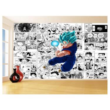 Imagem de Papel De Parede Dragon Ball Goku Vegetto Anime 3,5M Dbz725 - Você Deco