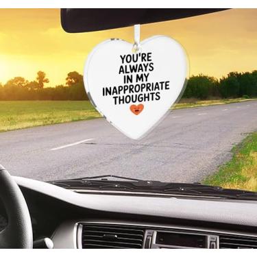 Imagem de Enfeites de Natal para pendurar em coração, enfeites de árvore de Natal feitos à mão, decoração de carro e casa - Presente de Natal, decoração de artesanato em acrílico, ideias de troca de presentes