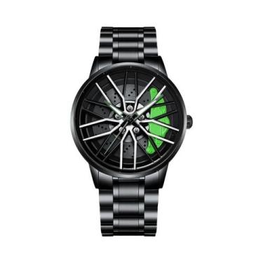 Imagem de Relógio Esportivo Masculino De Aço Inoxidável 42mm Com Mostrador Rotat