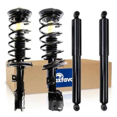 Imagem de Maxfavor Amortecedores de montagem do amortecedor dianteiro traseiro adequado para Chevy Equinox 2.4L 3.0L 3.6L 2010-2017 (não para rodas de 48.3 cm), amortecedores Chevrolet Equinox 2010 2011 2012