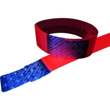 Imagem de Pulseira para Identificação Pink Fluor 50un - Klf Festas