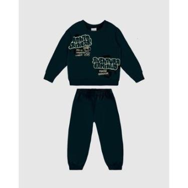 Imagem de Conjunto Moletom Flanelado Menino Malwee Kids Ref. 126255-Masculino