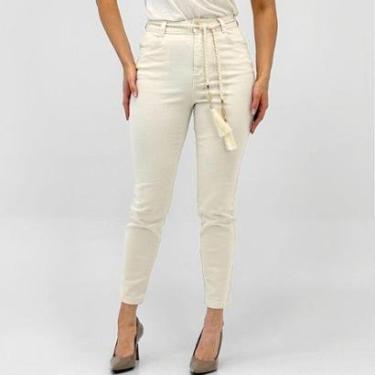 Imagem de Calça Bana Bana Skinny Sarja com Cordão Feminina-Feminino