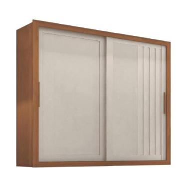 Imagem de Guarda Roupas Casal Ripado 2 Portas de Correr 4 Gavetas Vitta - PB ZAN
