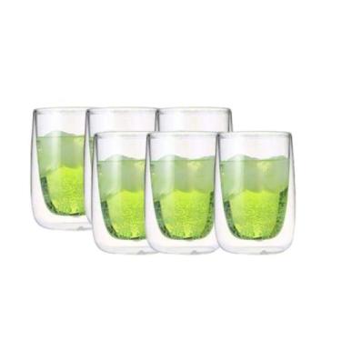 Imagem de Copo Parede Dupla de Vidro 240ml, 6pcs  Ruvolo