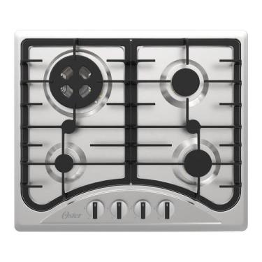 Imagem de Cooktop a Gás Inox 4 Bocas Oster OTOP601 Bivolt, Bivolt