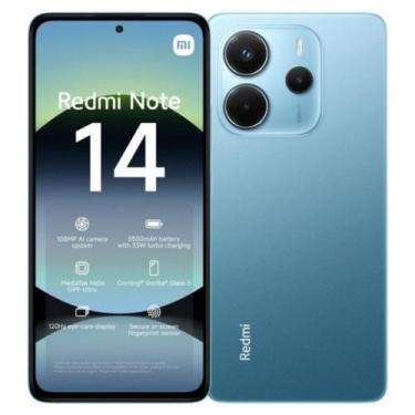 Imagem de Smartphone CelularXiaomiRedmi Note 14 4G Global 256GB 8GB RAM Dual SIM