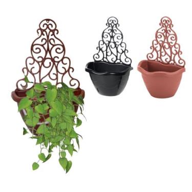 Imagem de Vaso de pendurar Arandela Suporte de Parede Decorativo Plantas Flores 