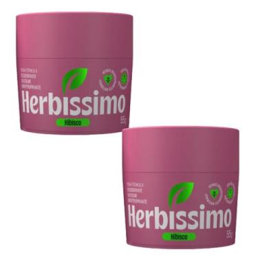 Imagem de Kit 2 Desodorante Herbíssimo Creme Hibisco 55g - Dana