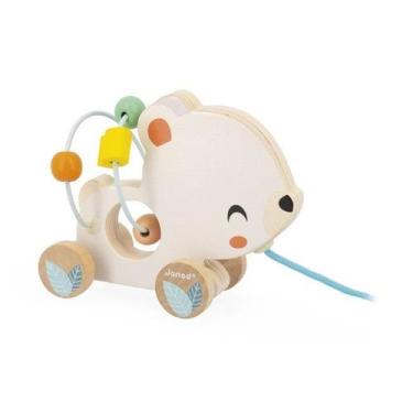 Imagem de Looping Aramado Animal Baby Sortido, da Janod - Brinquedo de Madeira -