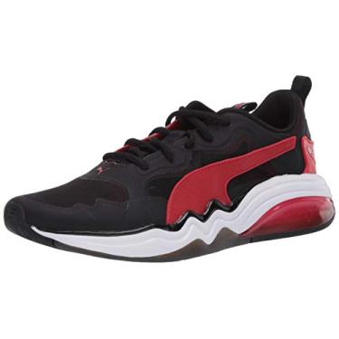 Imagem de PUMA Tênis masculino Lqdcell Tension, Puma Preto alto risco vermelho - puma branco, 12