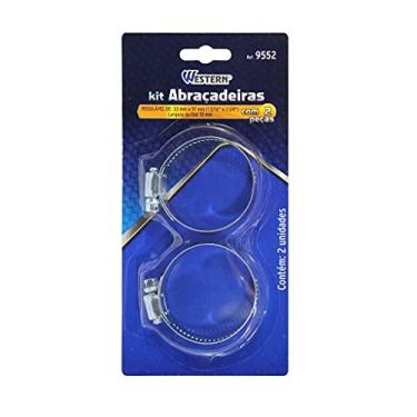 Imagem de Western Abraçadeira Regulável 33 A 57Mm Kit Com 2 Peças 9552