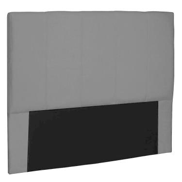 Imagem de Cabeceira Casal 1,40m Ravenna Suede Preto