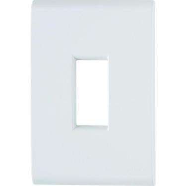 Imagem de Placa 1 Posto Vertical 4x2 Tramontina Liz Branca Tramontina