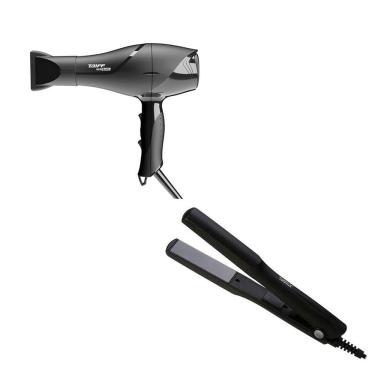 Imagem de Chapinha Taiff Cerâmica Bivolt E Secador New Black 110V