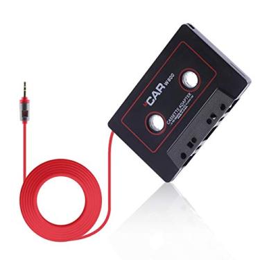 Imagem de Fita de áudio para carro Qumox, cassete, música para Jack AUX para iPod MP3, iPhone 3,5 mm, conector Reino Unido