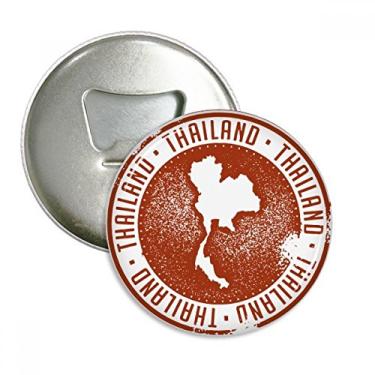 Imagem de Imã de geladeira com mapa da cultura tailandesa I Love Thailand