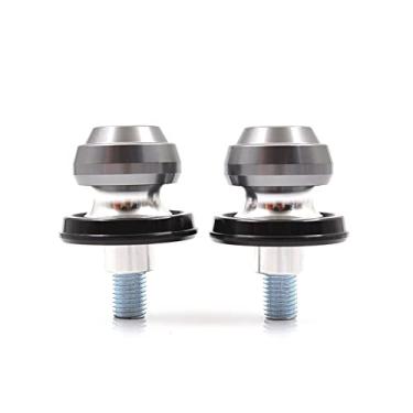 Imagem de Bobinas de braço oscilante de 8 mm Suporte deslizante M8 Parafusos compatíveis com Suzuki GSX-S GSXS 750 950 1000 GSXR 150 250 125 600 V-Strom DL 650 GSR GSX SV Bandit CBR 600RR 1000RR S1000RR S1R S1000000RR S1R S1R S1R 0XR HP4 (Cinza)