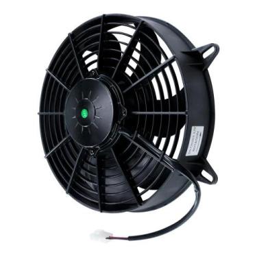 Imagem de Eletroventilador 11Pol 12V Universal Aspirante (Green), Aspirante, Ele